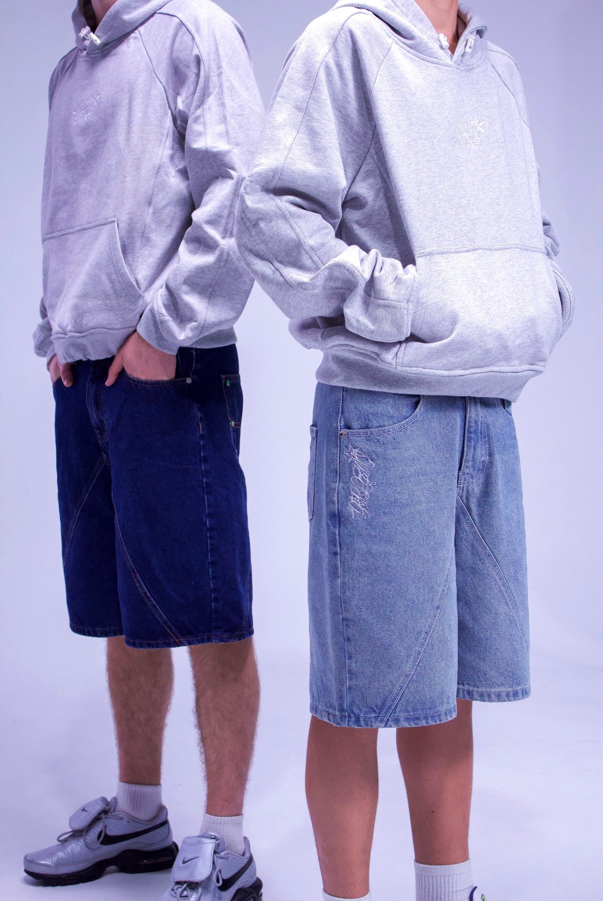 Italiano Jorts Navy Blue