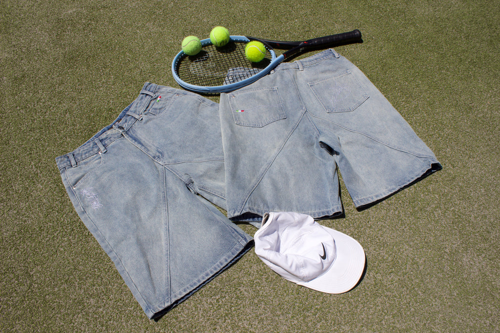 Italiano Jorts Stone Blue