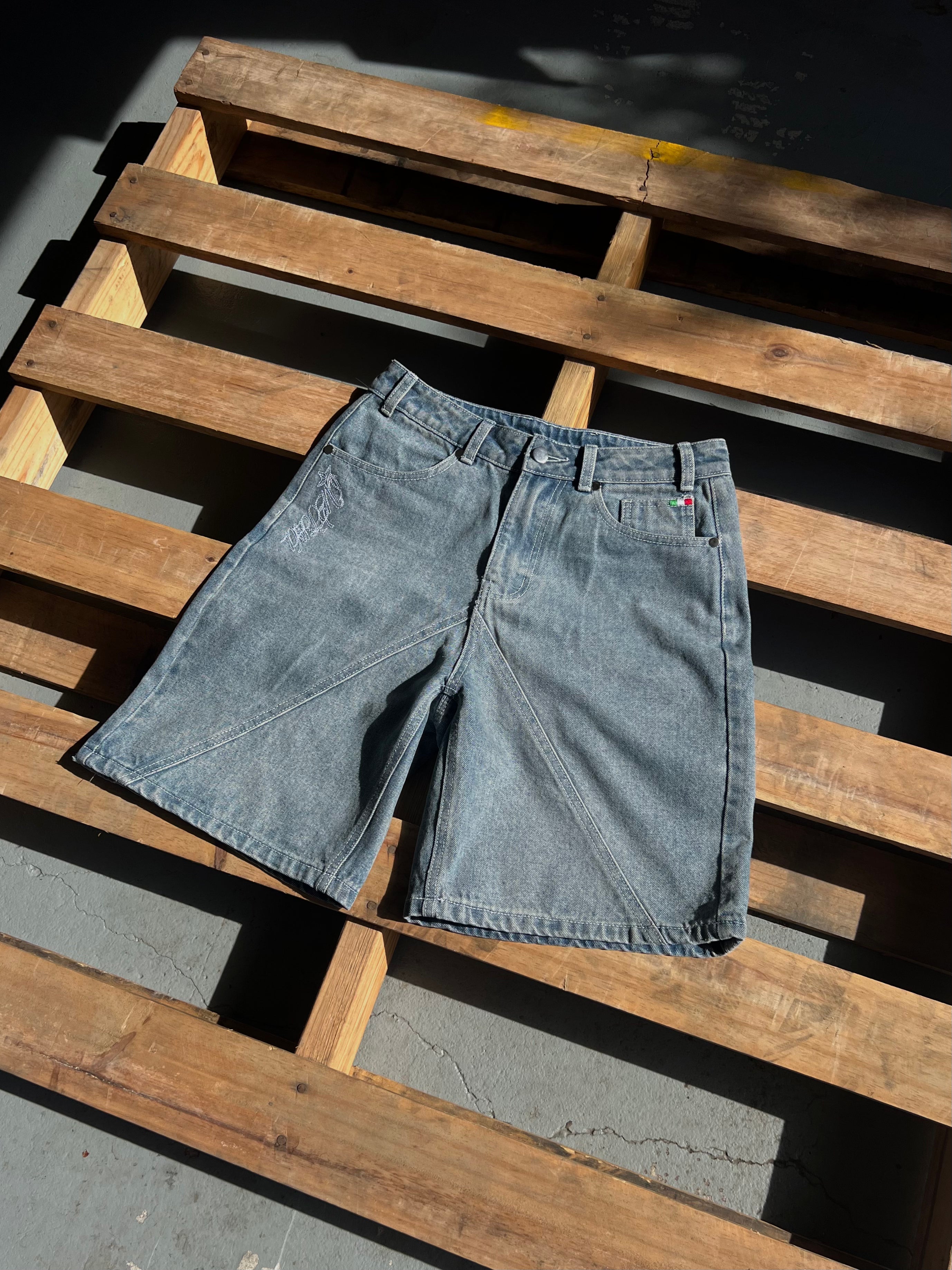 Italiano Jorts Stone Blue